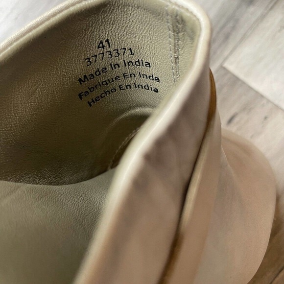 NEW Free People Calabasas Clog Heels Studded Women's Washed Taupe Size 41 11 - Picture 5 of 8